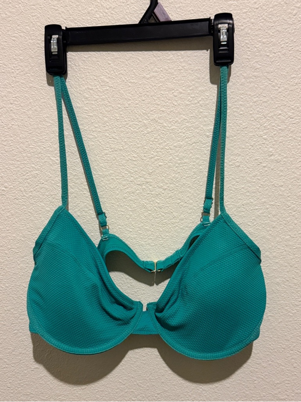 Underwire swim top  in Teal - Women swim